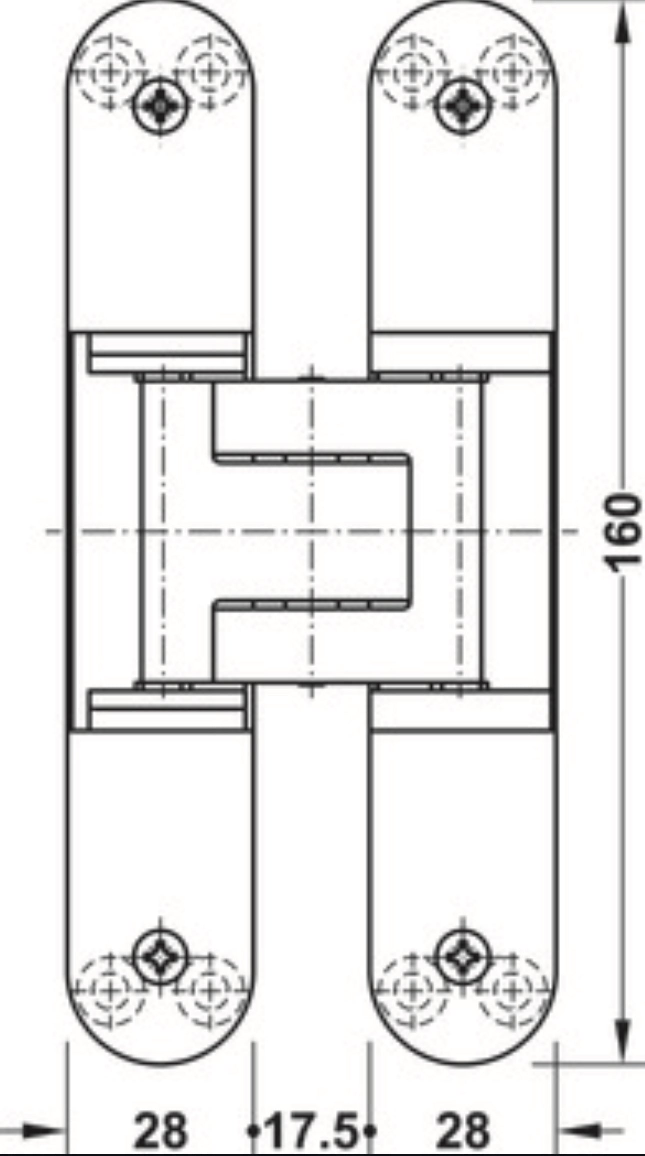 Bisagra, Simonswerk TECTUS TE 340 3D, montaje oculto, para puertas sin galce