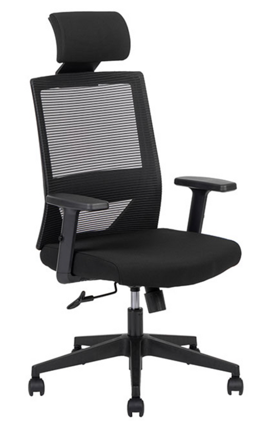 Silla de Respaldo alto VISION Black
