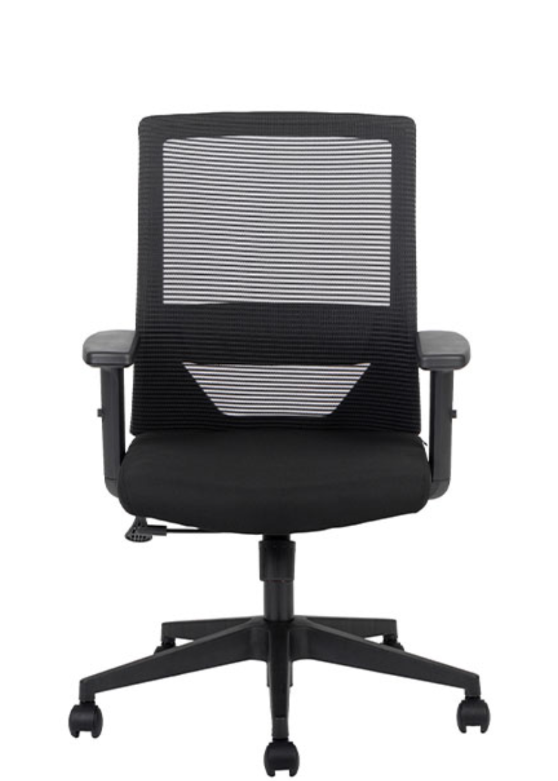 Silla de Respaldo bajo VISION Black