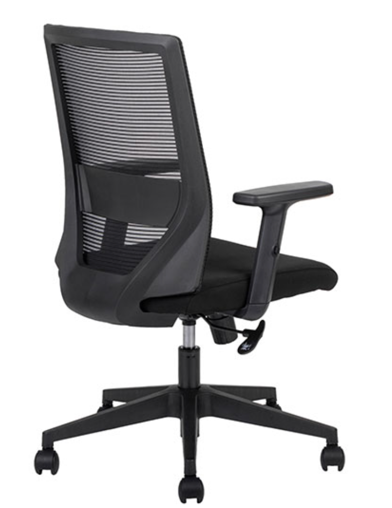 Silla de Respaldo bajo VISION Black