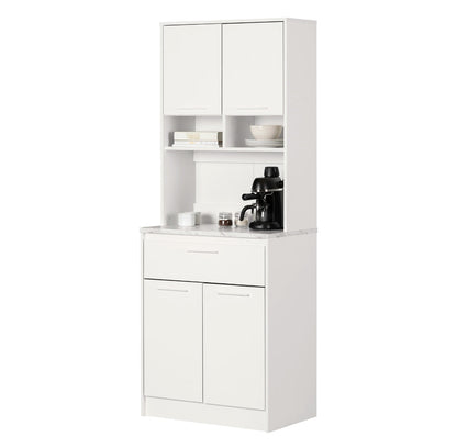 Mueble de almacenamiento con espacio para microondas